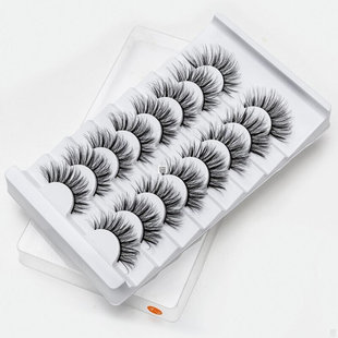 2/5/8 Pairs lashes Natural long 3D Faux Mink Eyelashes Thick