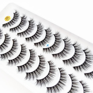 5/10Pairs HandMade Mink Eyelashes Makeup 3D Mink Lashes