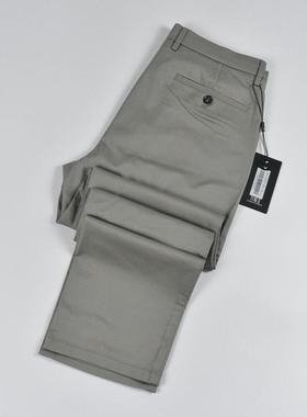 【冰爽天丝】九牧王专柜夏季薄男士商务直筒休闲裤JB1A80923