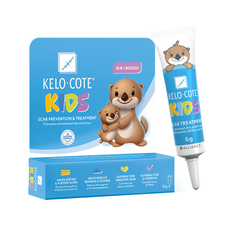 美国KeloCote芭克疤克祛疤膏儿童6g正品淡疤去痕修复护凝胶