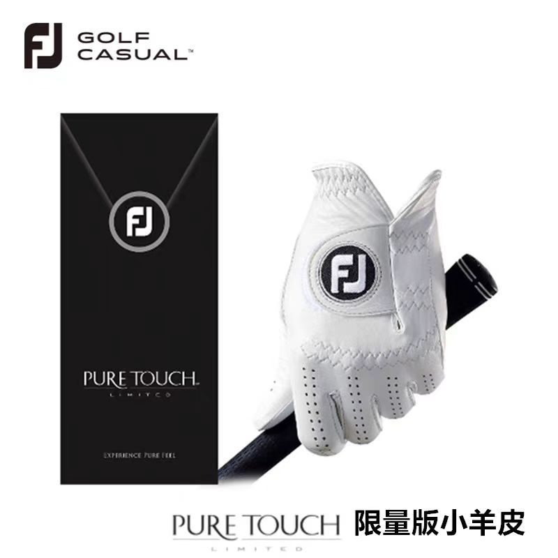 Footjoy高尔夫手套限量版男士左手防滑小羊皮手套 FJ 新款