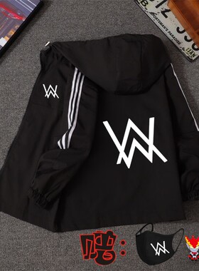 艾伦沃克嘉豪同款战衣儿童时尚外套trong哥青少年学生儿童夹克衫