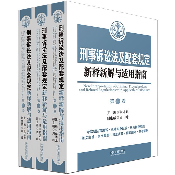 【正版】刑事诉讼法及配套规定新释新解与适用指南张述元
