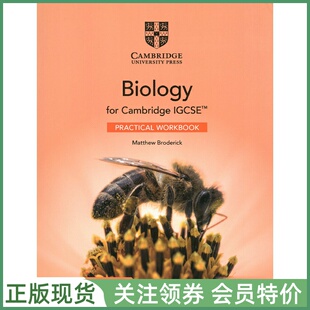 新版剑桥国际高中教材 Cambridge IGCSE Biology Practical Workbook with Digital Access 生物 实践练习册 9781108947497