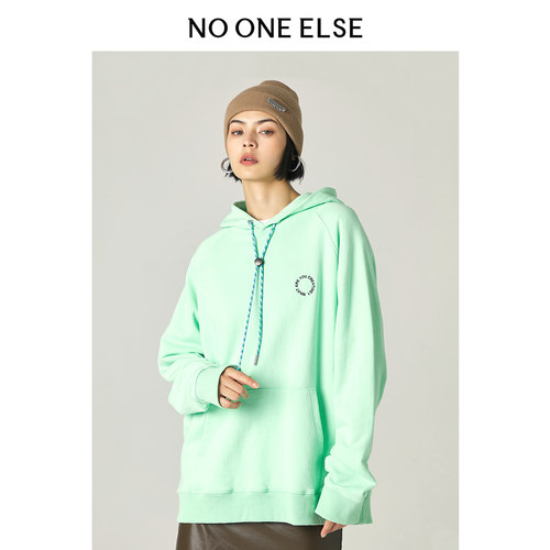 NOONEELSE抽绳连帽卫衣