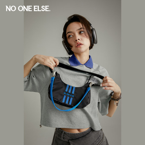 复古斜跨包nooneelse