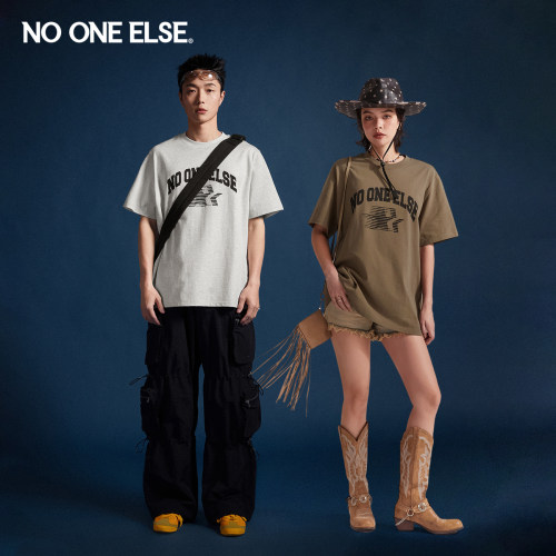 NOONEELSE星星印花短袖T恤