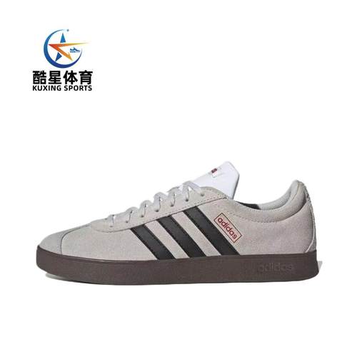 adidas VL Court 休闲舒适 减震耐磨 防滑轻运动 板鞋 德训鞋