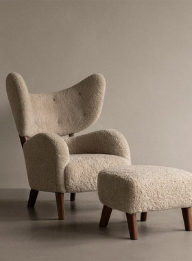 Audo Menu 丹麦北欧 My Own沙发休闲椅实木靠背椅子客厅脚凳卧室