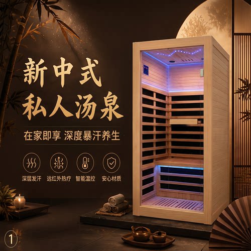 家用石墨烯远红外光加热汗蒸房厂
