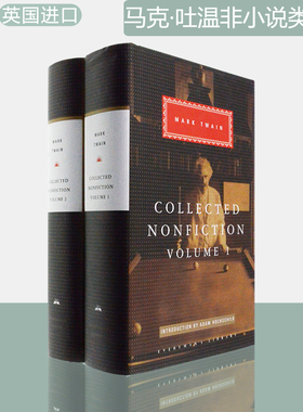 【现货】Mark Twain Collected Nonfiction Vol 1&2 马克·吐温非小说类文集 两卷集 Everyman's Library CLASSICS 正版精装进口
