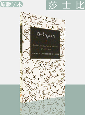 【现货】Shakespeare 莎士比亚作品集 Johann Gottfried Herder 约翰·戈特弗里德·冯·赫尔德 普林斯顿 口袋版