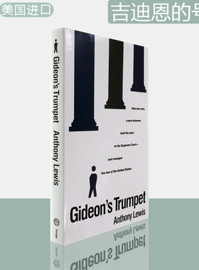 【现货】Gideon's Trumpet 吉迪恩的号角 ANTHONY LEWIS 安东尼·刘易斯 一个穷困潦倒的囚徒如何改变美国法律 美版进口 英文原版