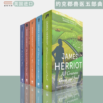 【现货】英文原版 约克郡兽医系列五部合售 Yorkshire Country Vet James Herriot 吉米哈利经典回忆录 热播英剧原著