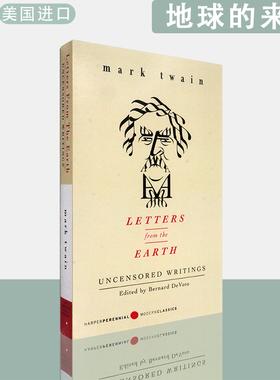 【现货】英文原版地球的来信Letters from the Earth: Uncensored Writings Mark Twain