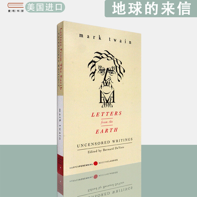 【现货】英文原版地球的来信Letters from the Earth: Uncensored Writings Mark Twain
