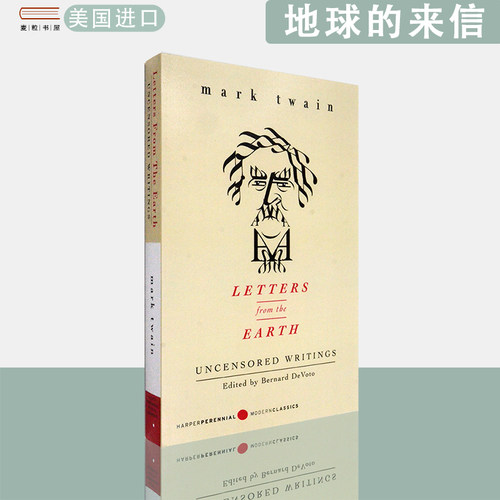 【现货】英文原版地球的来信Letters from the Earth: Uncensored Writings Mark Twain