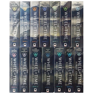 【现货】时光之轮 1-14本套装  The Wheel of Time 罗伯特·乔丹 Robert Jordan 与 魔戒 冰与火之歌 并称西方奇幻三巨头 英版进口