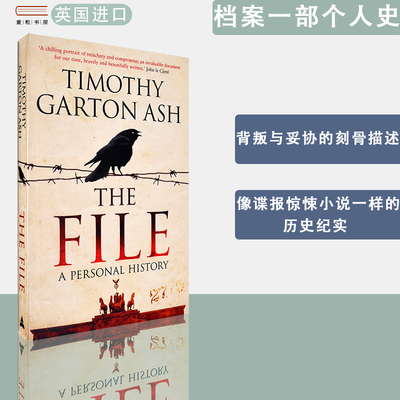 现货英文原版The File档案一部个人史Timothy Garton Ash蒂莫西加顿艾什
