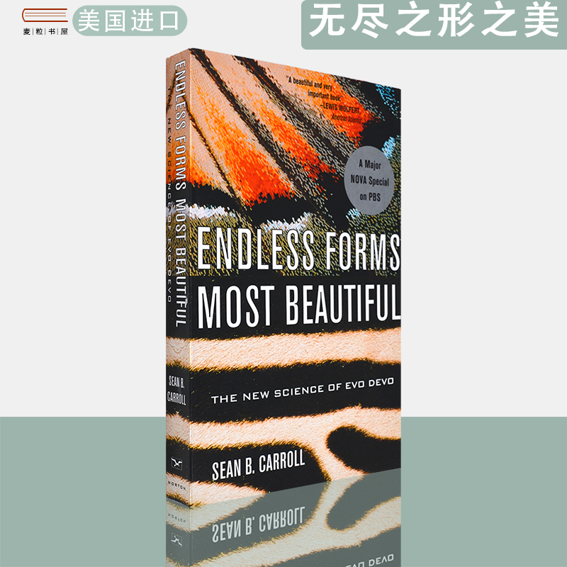 【现货】英文原版美版无尽之形之美：动物建造和演化的奥秘Endless Forms Most Beautiful  Sean B. Carroll