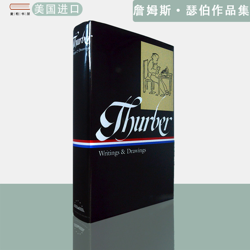 【现货】英文原版詹姆斯·瑟伯作品集James Thurber: Writings & Drawings 美国文库系列