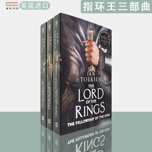 Rings指环王美剧封面版 现货 托尔金经典 魔戒三部曲合售The Tolkien 英文原版 魔幻畅销小说 Lord the