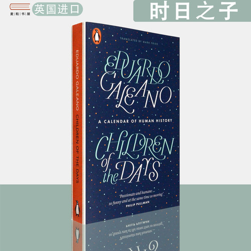 【现货】英文原版 时日之子人类历史日历 Children of the Days A Calendar of Human History Eduardo Galeano爱德华多·加莱亚诺