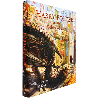 【轻微磕碰】哈利波特与火焰杯精装全彩插图版 Harry Potter and the Goblet of Fire 经典小说 J.K. Rowling J.K.罗琳 正版进口