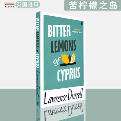 【现货】英文原版 劳伦斯·杜雷尔 苦柠檬之岛：我的塞浦路斯岁月 Bitter Lemons of Cyprus Lawrence Durrell