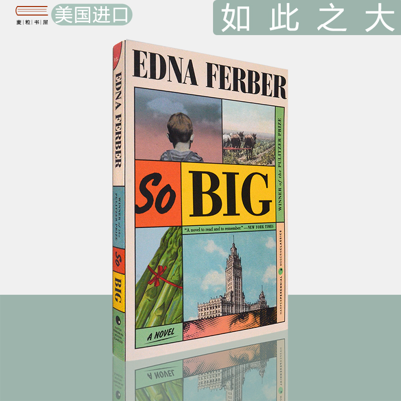【现货】So Big: A Novel 如此之大 Edna Ferber 埃德娜·费伯1925年普利策奖获奖小说 美版进口 英文原版书