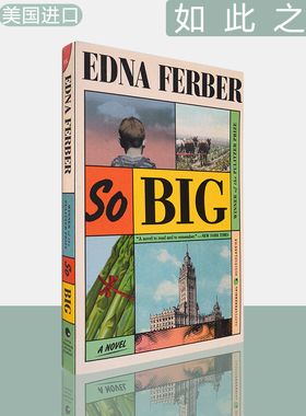 【现货】So Big: A Novel 如此之大 Edna Ferber 埃德娜·费伯1925年普利策奖获奖小说 美版进口 英文原版书