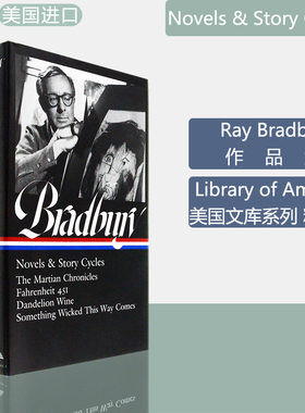 【现货】Novels & Story Cycles LOA #347 火星编年史 华氏451度等 Ray Bradbury 雷·布雷德伯里作品集 美国文库系列 精装原版书
