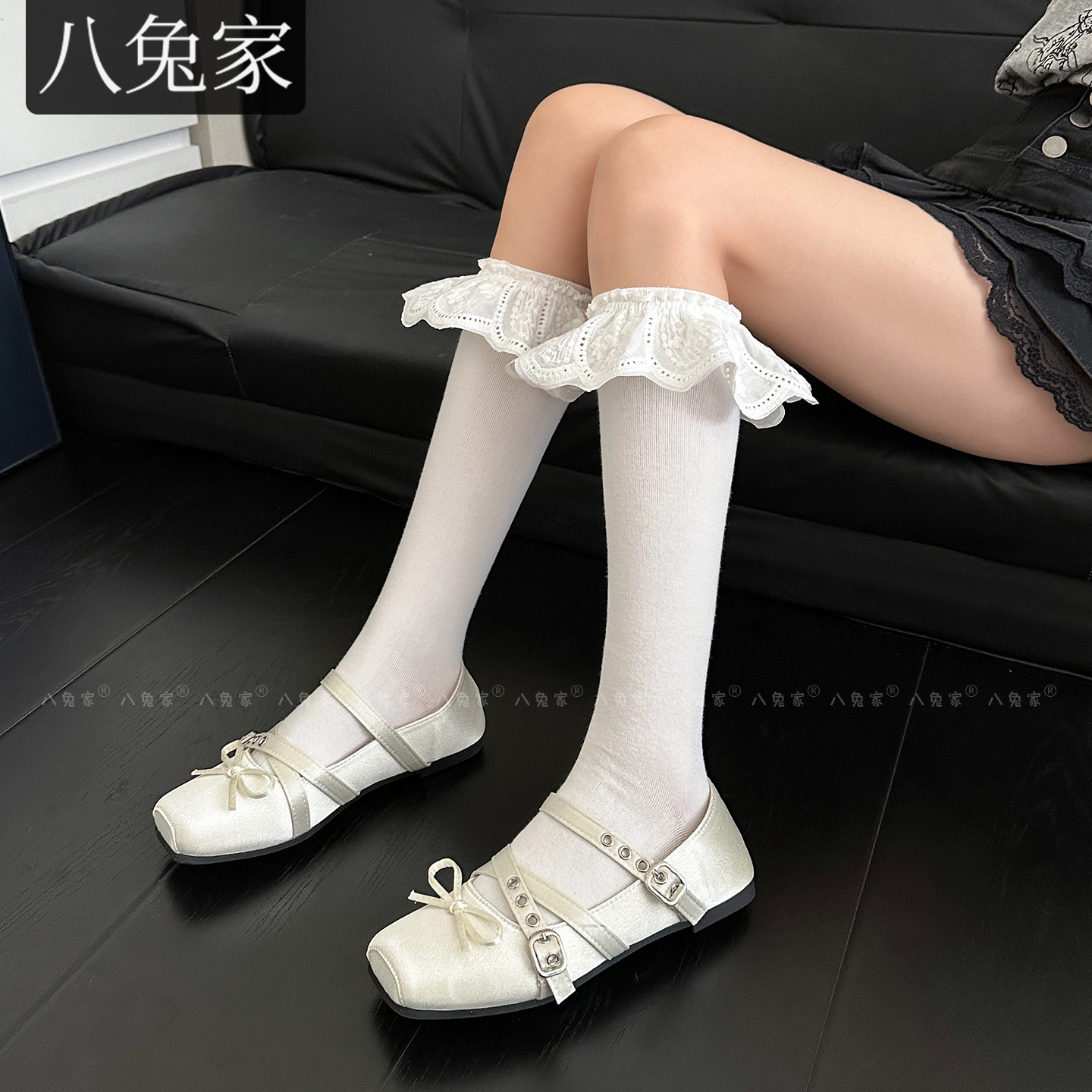 【八兔家的袜子】芭蕾风小腿袜