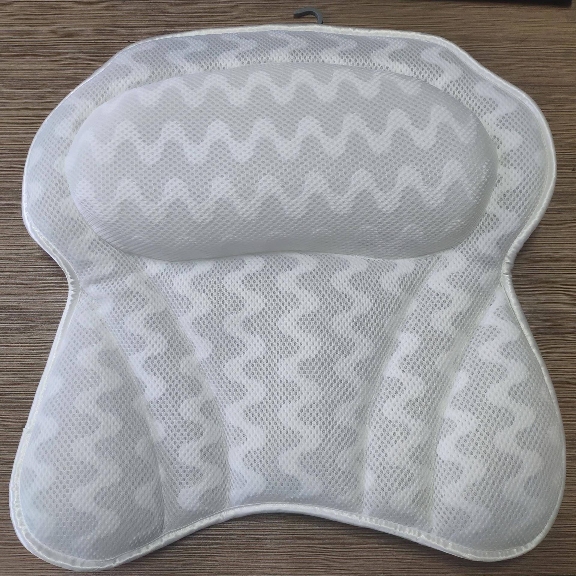 跨亚白马逊现货 4D灰色色蝴AL672721蝶浴枕 缸吸境盘浴缸枕