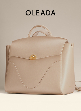 OLEADA海浪包新款14寸电脑包卡行李箱通勤大容量双肩包女小众设计