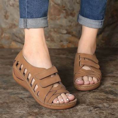 Casual Shoes Women Flat Sandals 2021洞洞鞋休闲大码舒适凉拖鞋