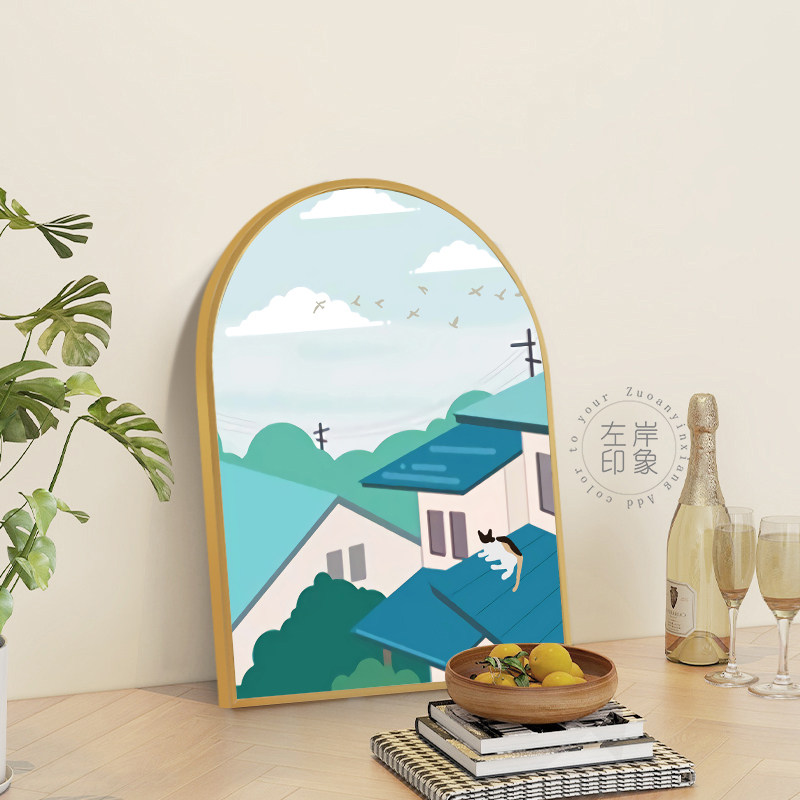 北欧ins风小清新风景装饰画