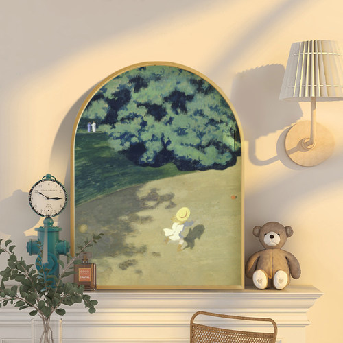 ins风北欧小清新风景拱形装饰画