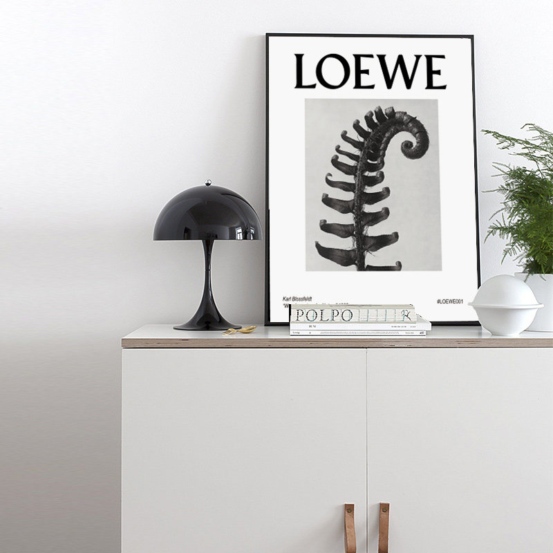 卧室摆台北欧现代loewe装饰画