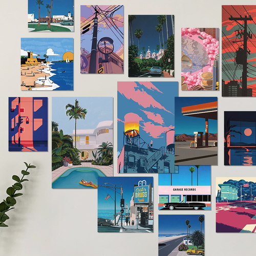 漫画风墙面装饰卡片DIY