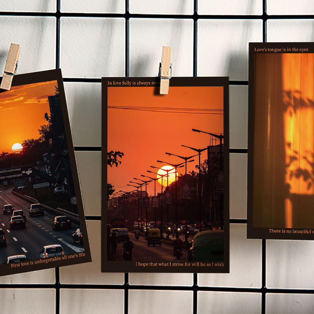 风景墙面装饰卡片明信片