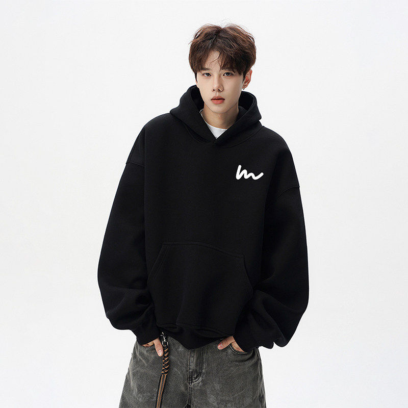 WASSUP潮牌秋冬季新款简约连帽卫衣男女生情侣款重磅纯棉外套百搭,男装,卫衣,淘宝优惠券,粉丝福利购,淘宝优惠卷
