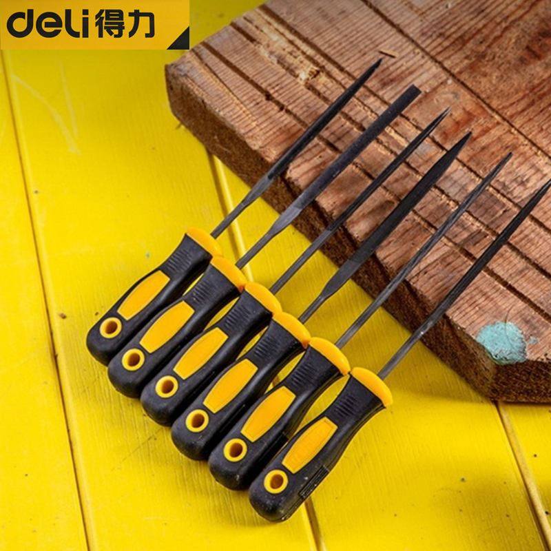 。得力锉刀整形锉刀3*140mm 4*160mm 5*180mm什锦锉6件套10件套_虎窝淘
