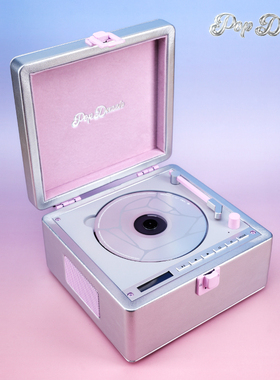 TinyL Popdazzle酷银Y2K便携CD机 蓝牙音响一体机 专辑光盘播放器