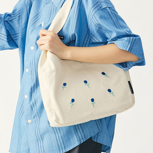 梵花不语原创设计风帆布包