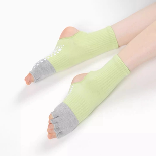 LULU AHEAD五指防滑瑜伽袜女耐磨室内成人地板袜普拉提舞蹈袜子