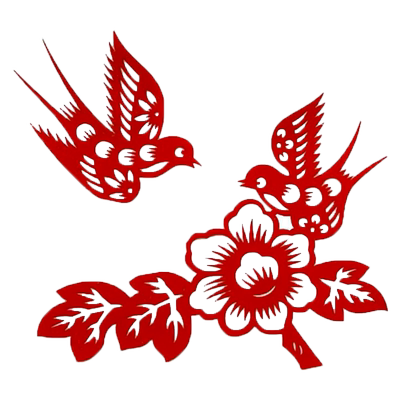 新款新中式红色头饰喜鹊花朵剪纸发饰新娘高级感秀禾发簪晨袍配饰