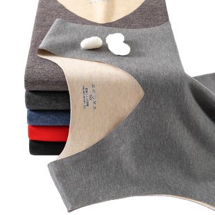 蚕丝保暖背心男秋冬季无痕德绒发热羊毛加厚加绒打底内搭坎肩马甲