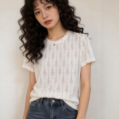 短袖t恤女夏季2026新款小众宽松休闲百搭显瘦上衣