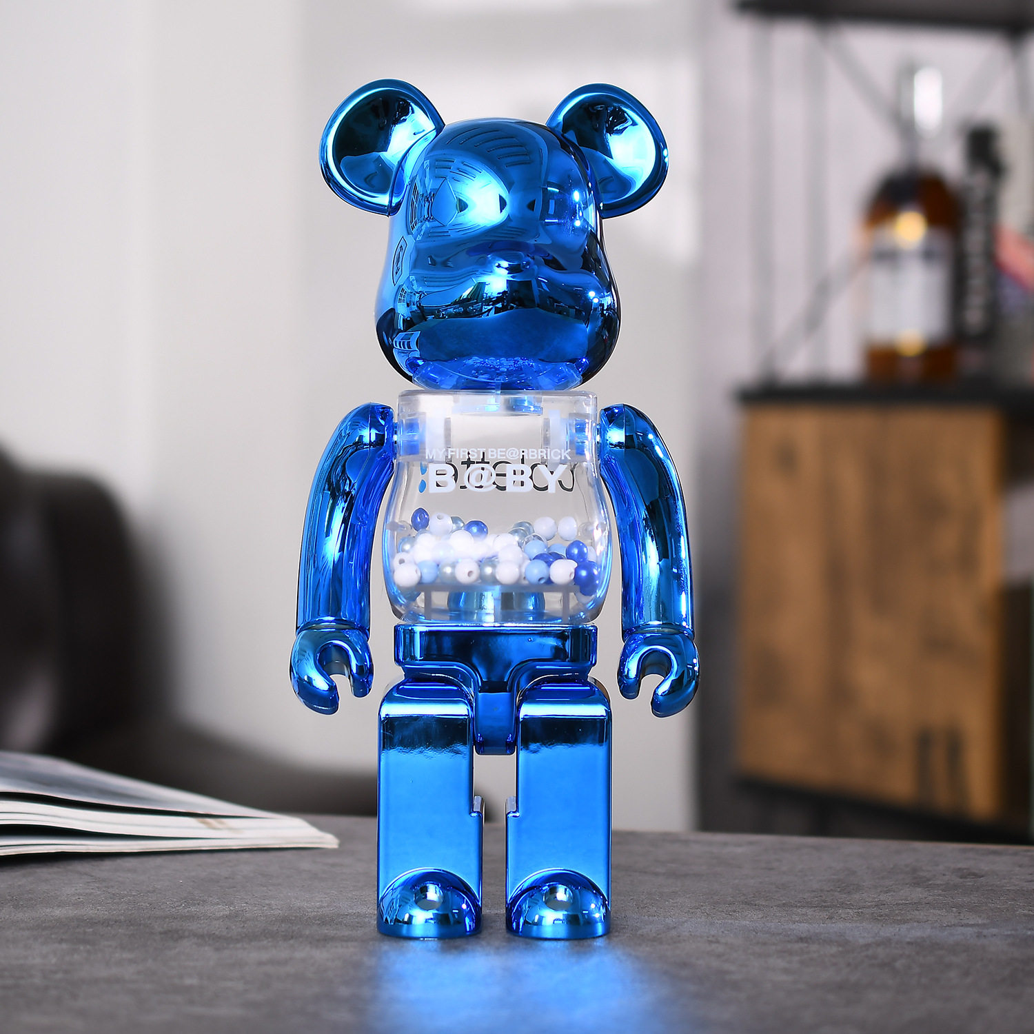 bearbrick400暴力熊积木熊电镀系列网红潮流公仔摆件礼物